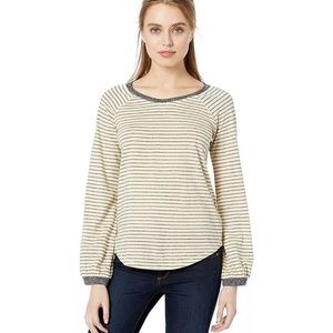 Lucky Brand Womens Dropped Shoulder Basic T-Shirt